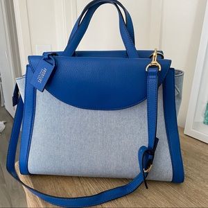 Kate aSpade Saturday blue satchel handbag